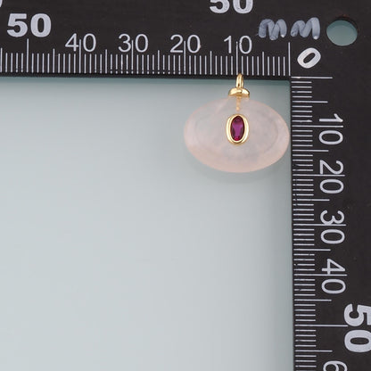 18K Gold Filled Charm Pendant for Jewelry Making