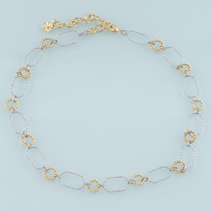 18K Gold Filled Oval Oval Chain 2 in for Jewelry Making