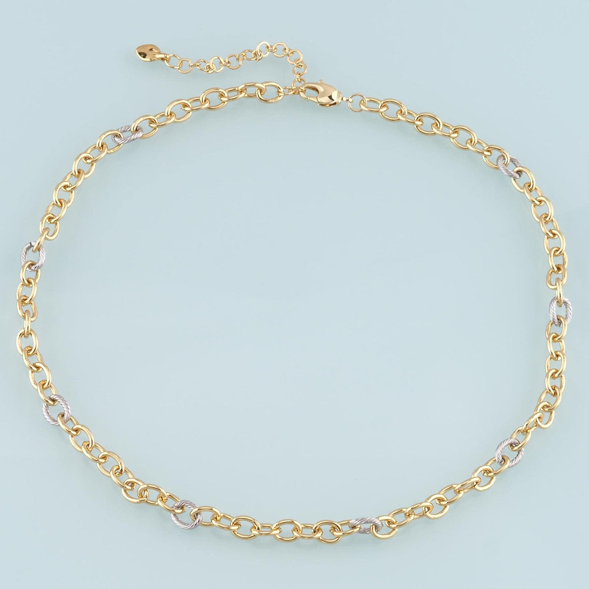 Gold Oval Chain,18K Gold Filled Paper Clip for Necklace Bracelet DIY Jewelry Making Supply