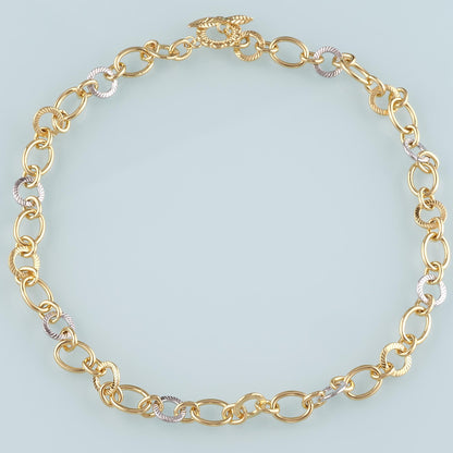 18K Gold Filled Oval Oval Chain 20 in for Jewelry Making