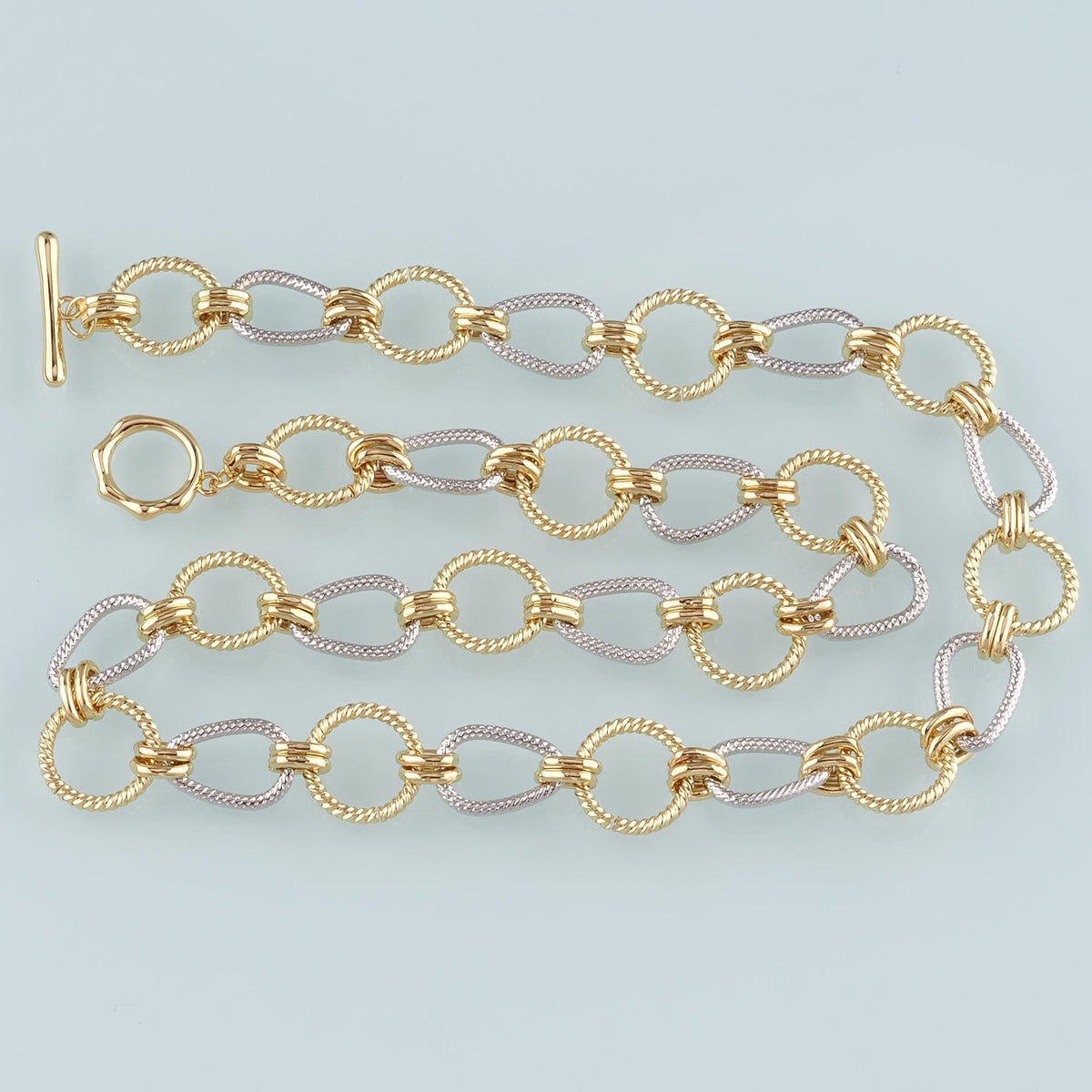 18K Gold Filled Oval Oval Chain 18 in for Jewelry Making