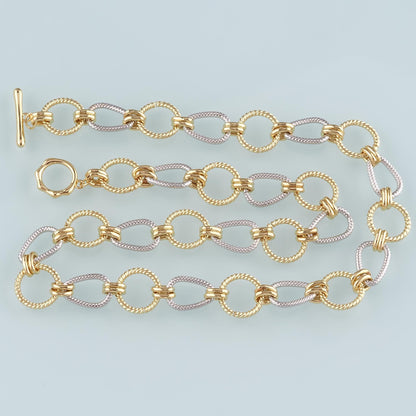 18K Gold Filled Oval Oval Chain 18 in for Jewelry Making