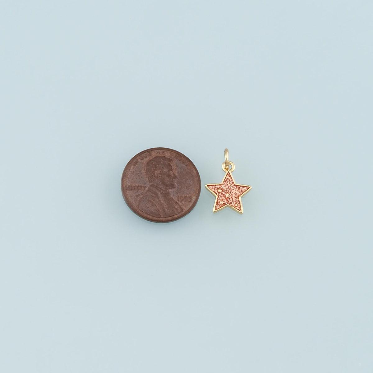 Gold Celestial Charms,18K Gold Filled Star Pendant,Enamel Star Charm Bracelet Necklace for DIY Jewelry Making Supply