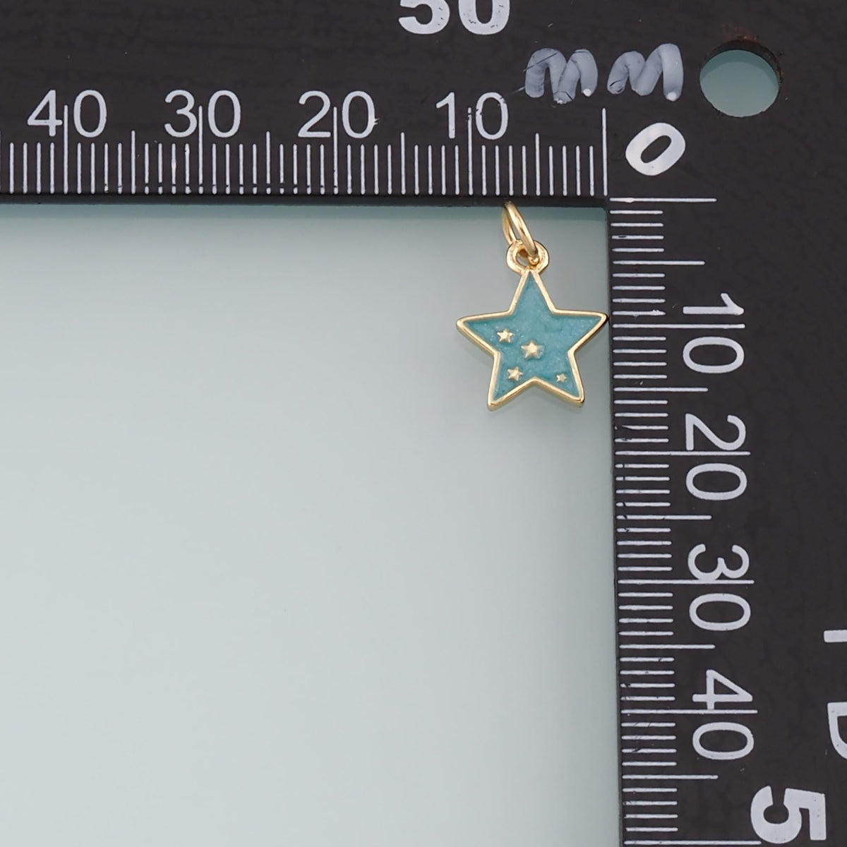 Gold Celestial Charms,18K Gold Filled Star Pendant,Enamel Star Charm Bracelet Necklace for DIY Jewelry Making Supply