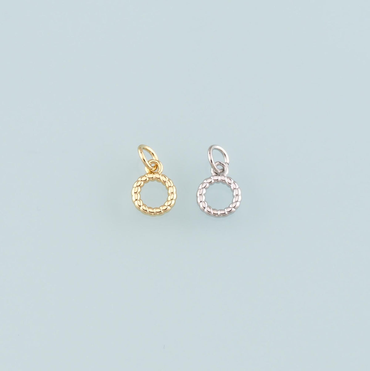 18K Gold Filled Hand Charm Pendant for Jewelry Making