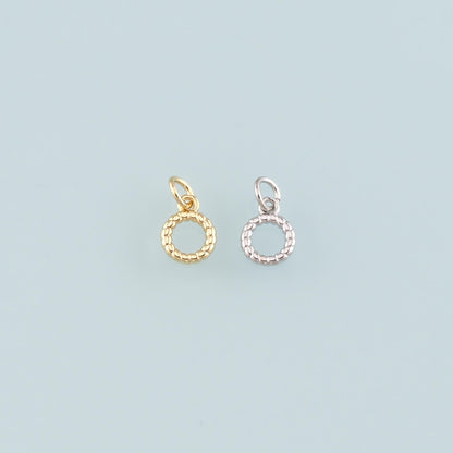 18K Gold Filled Hand Charm Pendant for Jewelry Making