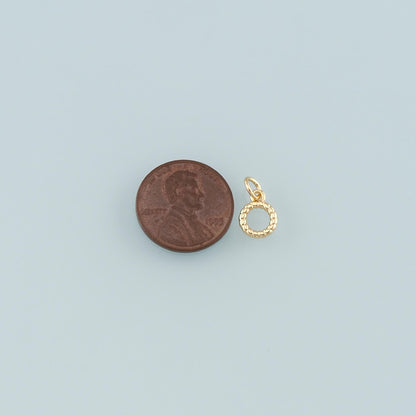 18K Gold Filled Hand Charm Pendant for Jewelry Making