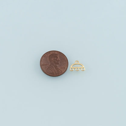 18K Gold Filled Hand Charm Pendant for Jewelry Making