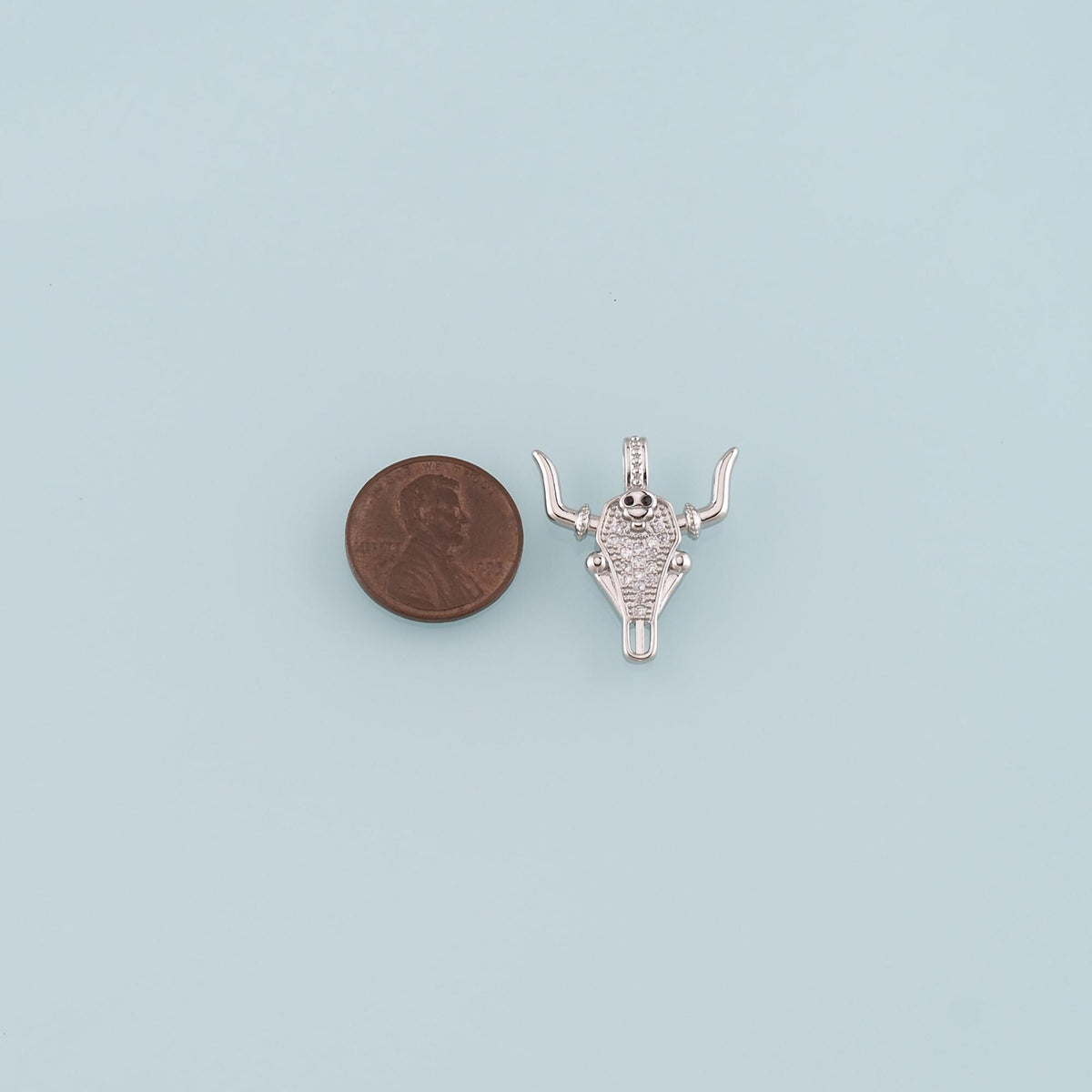 18K Gold Filled Hand CZ Charm Pendant for Jewelry Making
