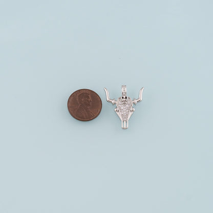 18K Gold Filled Hand CZ Charm Pendant for Jewelry Making