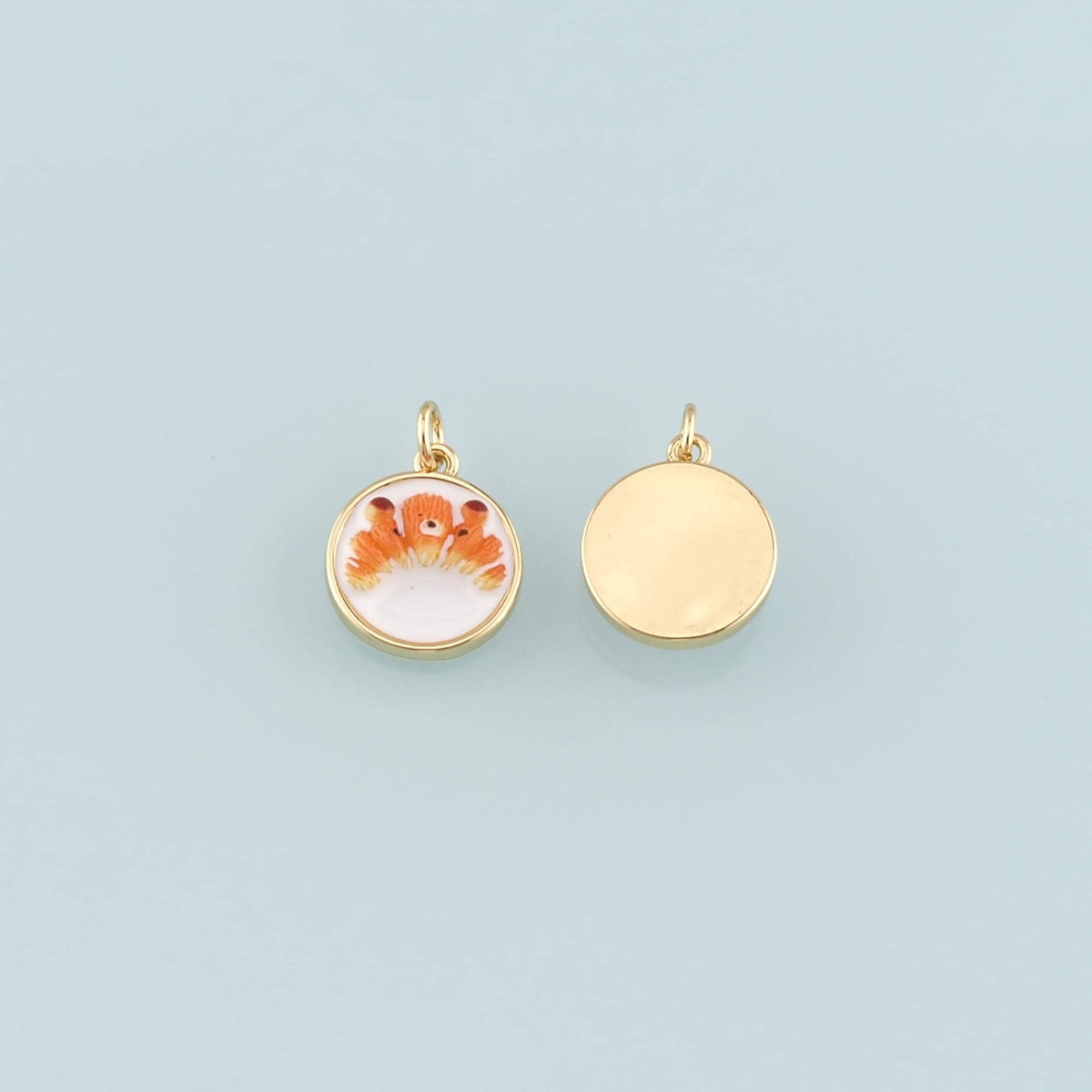 Gold Food Charms,18K Gold Filled Bread Pendant,Dainty French Bread Charm Bracelet Necklace for DIY Jewelry Making Supply
