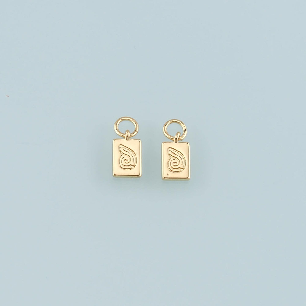 Gold Shell Charms,18K Gold Filled Conch Pendant,Conch Shell Charm Bracelet Necklace for DIY Jewelry Making Supply