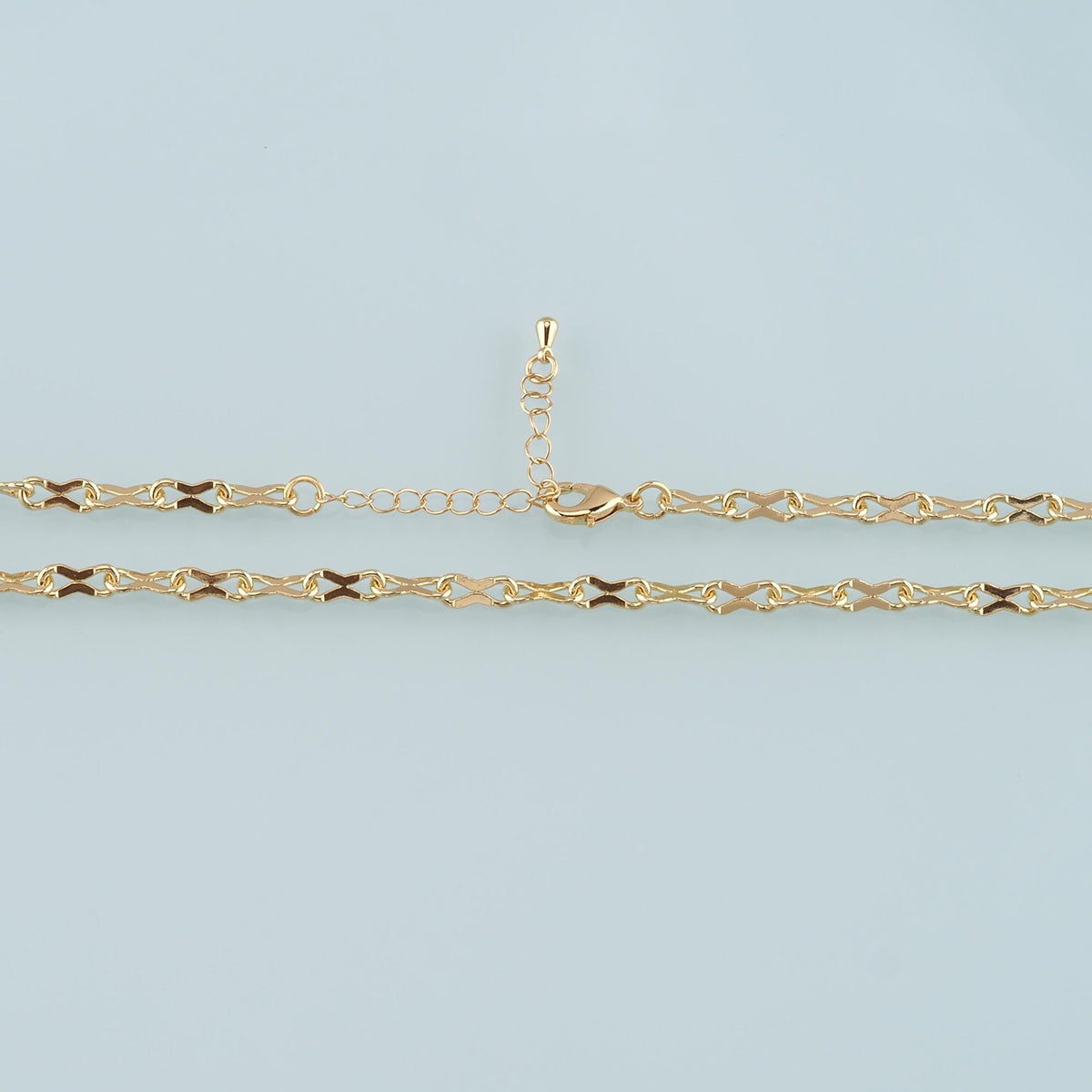 Gold Geometry Chain,18K Gold Filled Geometry for Necklace Bracelet DIY Jewelry Making Supply