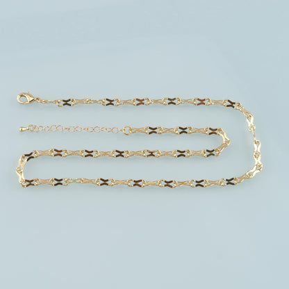 Gold Geometry Chain,18K Gold Filled Geometry for Necklace Bracelet DIY Jewelry Making Supply