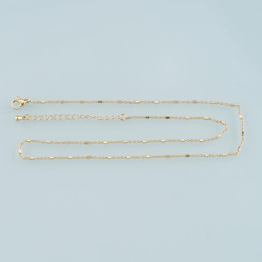 Gold Tube Chain,18K Gold Filled Tube for Necklace Bracelet DIY Jewelry Making Supply