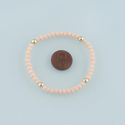 Gold Crystal Chain,18K Gold Filled Natural Stone Bracelet,Semi Finished Bracelets,Bracelets for Jewelry Making