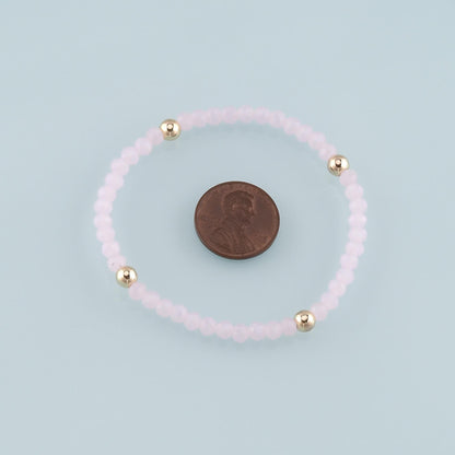 Gold Crystal Chain,18K Gold Filled Natural Stone Bracelet,Semi Finished Bracelets,Bracelets for Jewelry Making