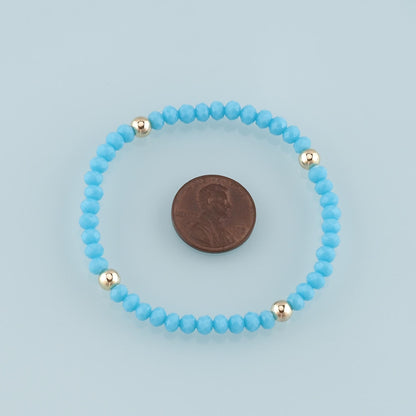 Gold Crystal Chain,18K Gold Filled Natural Stone Bracelet,Semi Finished Bracelets,Bracelets for Jewelry Making