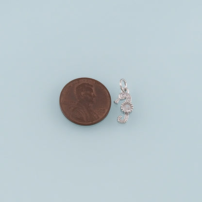 18K Gold Filled Cubic Zirconia Charm Pendant for Jewelry Making