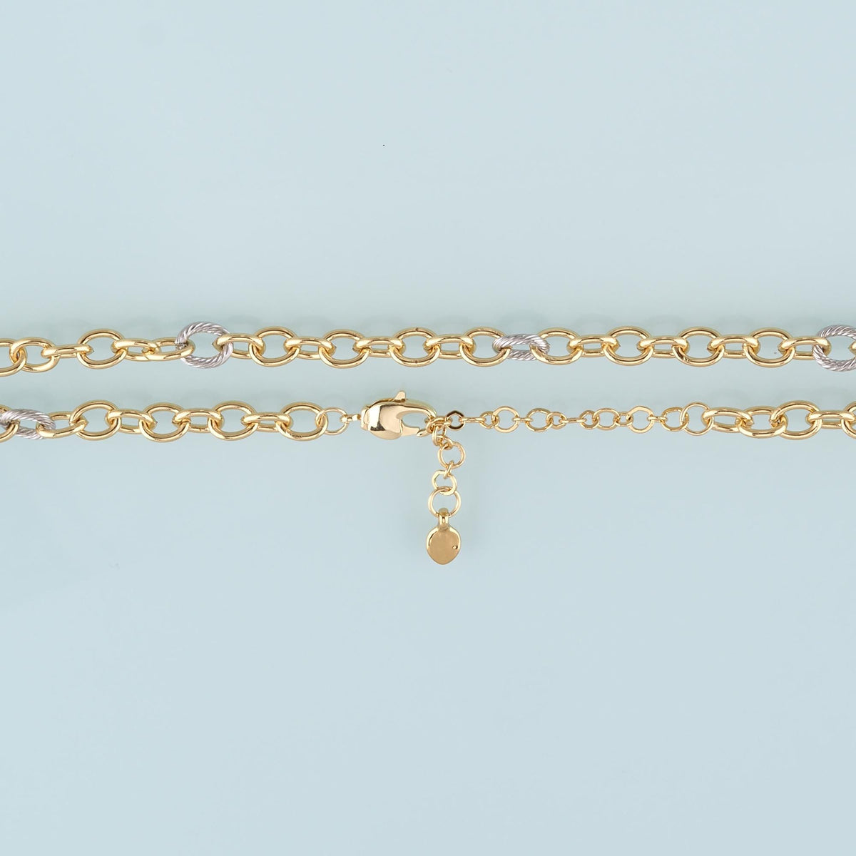 Gold Oval Chain,18K Gold Filled Paper Clip for Necklace Bracelet DIY Jewelry Making Supply
