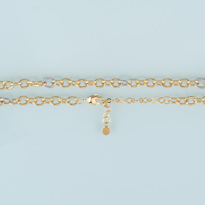 Gold Oval Chain,18K Gold Filled Paper Clip for Necklace Bracelet DIY Jewelry Making Supply