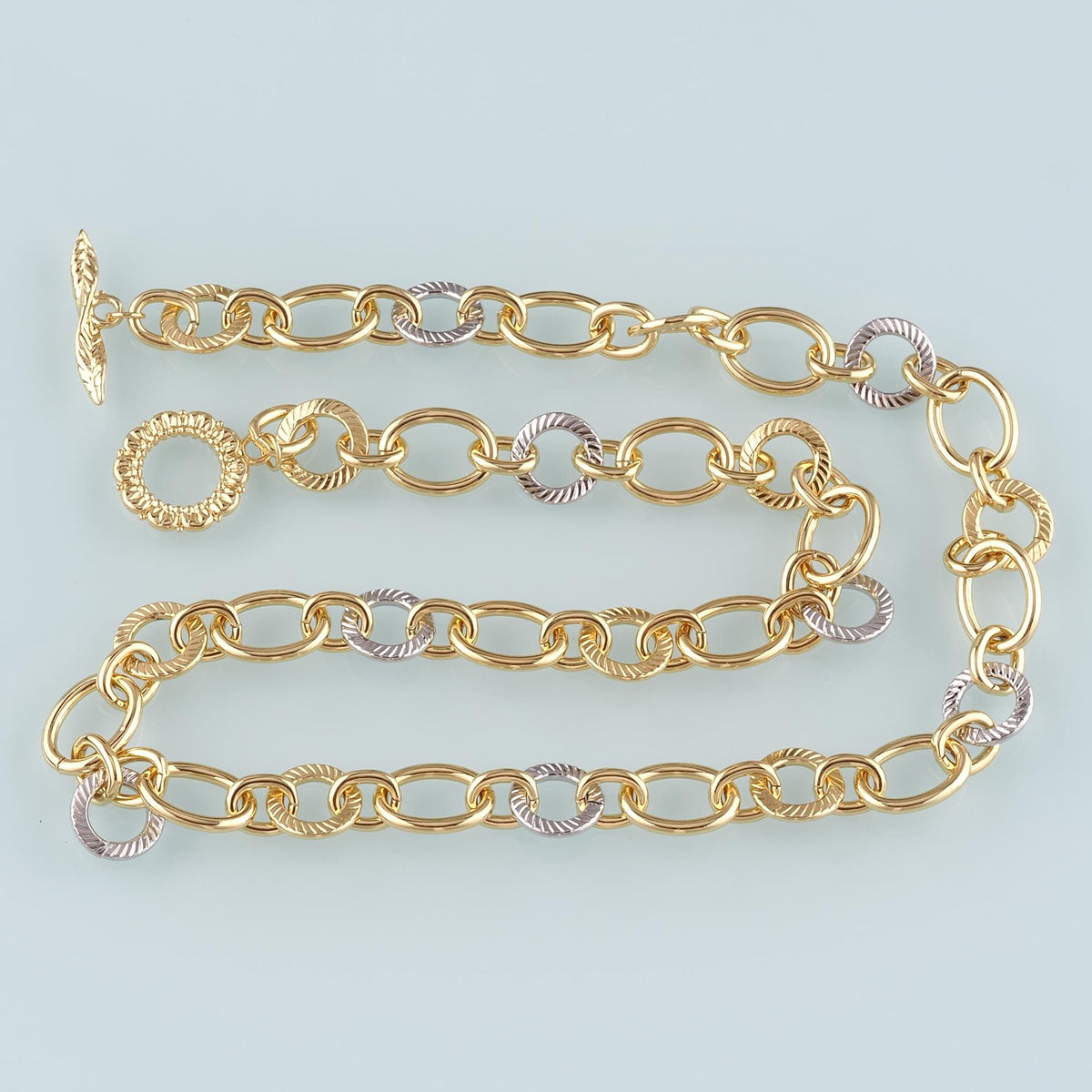 18K Gold Filled Oval Oval Chain 20 in for Jewelry Making