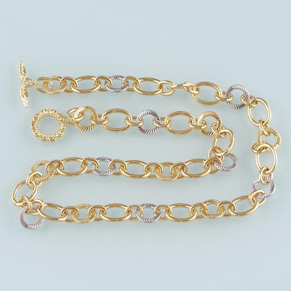 18K Gold Filled Oval Oval Chain 20 in for Jewelry Making