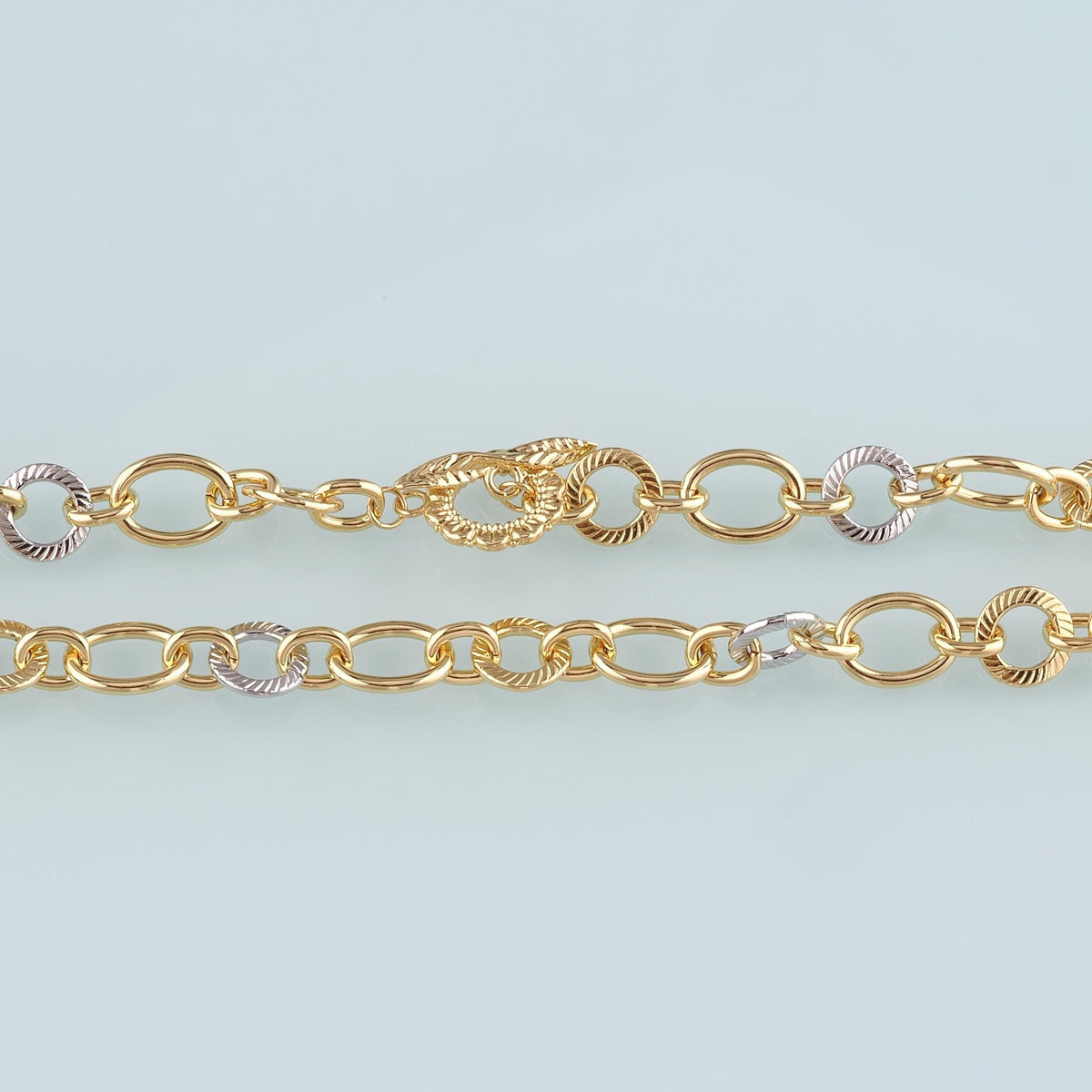 18K Gold Filled Oval Oval Chain 20 in for Jewelry Making