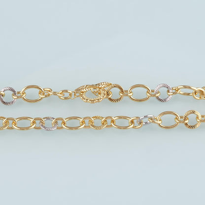 18K Gold Filled Oval Oval Chain 20 in for Jewelry Making