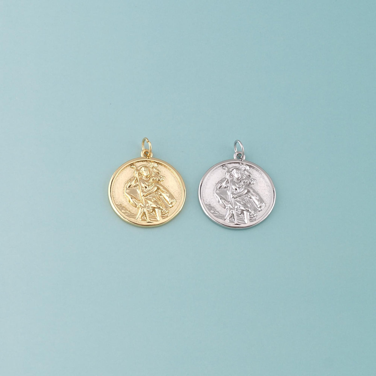 18K Gold Filled Hand Charm Pendant for Jewelry Making