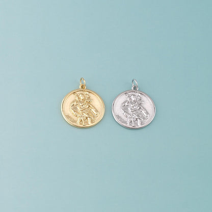 18K Gold Filled Hand Charm Pendant for Jewelry Making