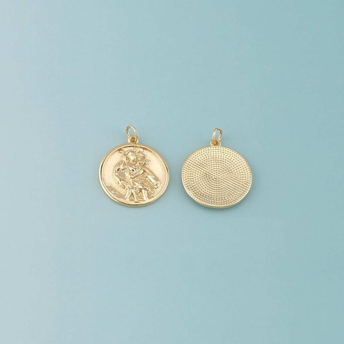 18K Gold Filled Hand Charm Pendant for Jewelry Making