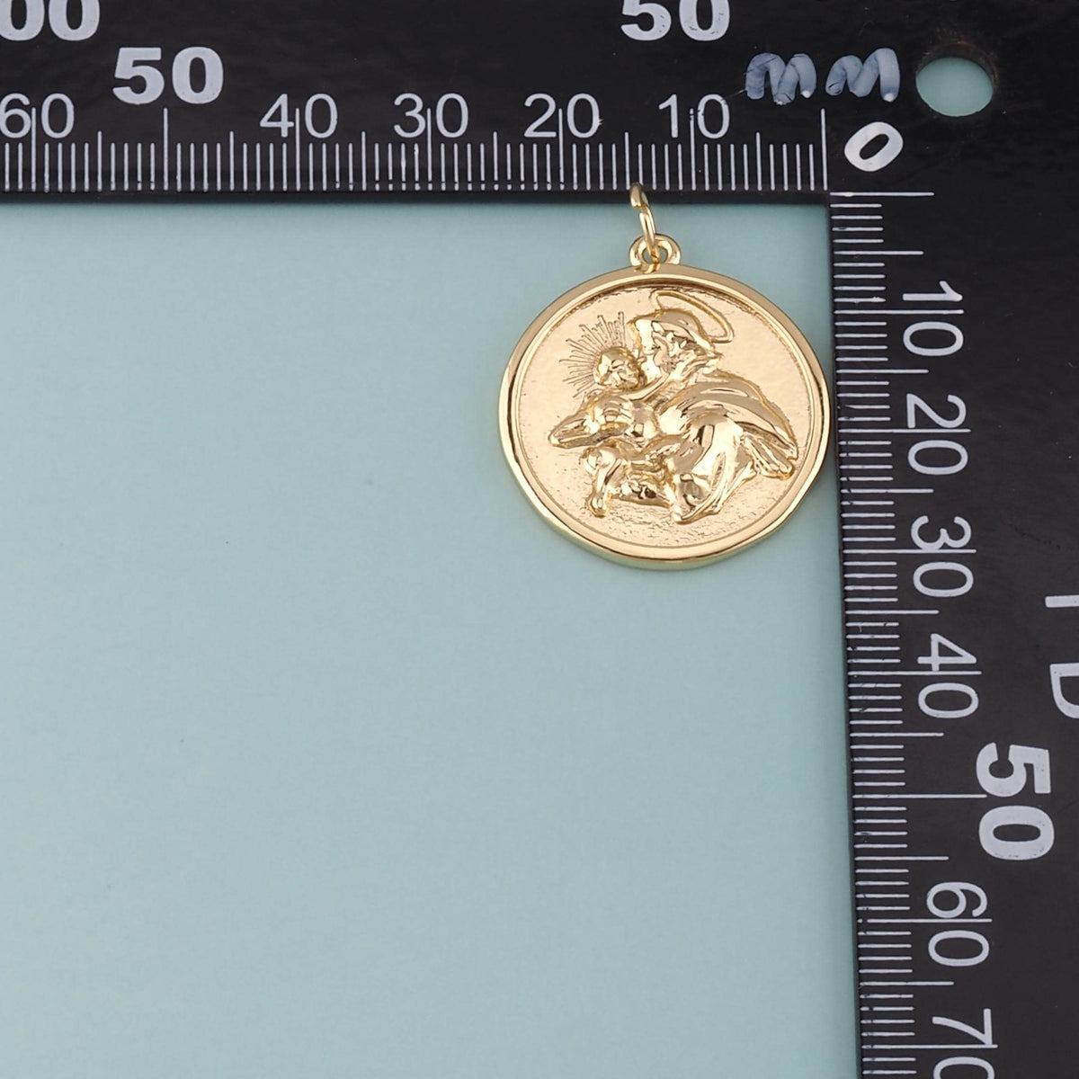 18K Gold Filled Hand Charm Pendant for Jewelry Making