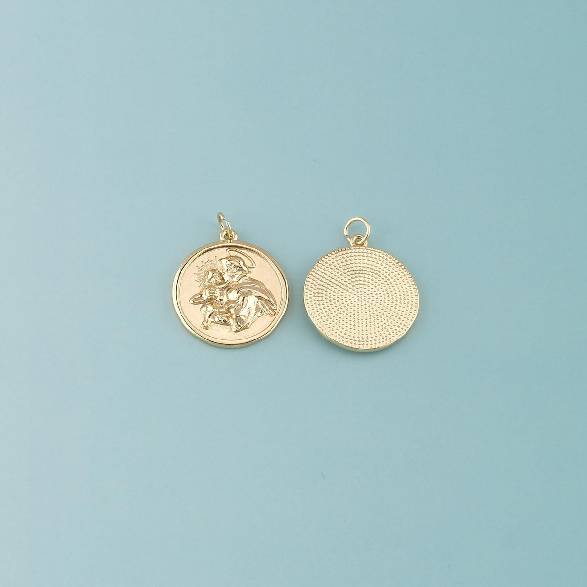 18K Gold Filled Hand Charm Pendant for Jewelry Making