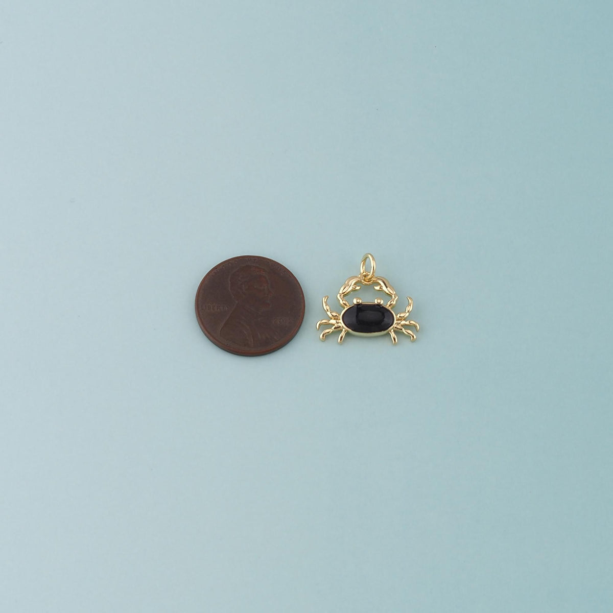 18K Gold Filled Hand Enamel Charm Pendant for Jewelry Making