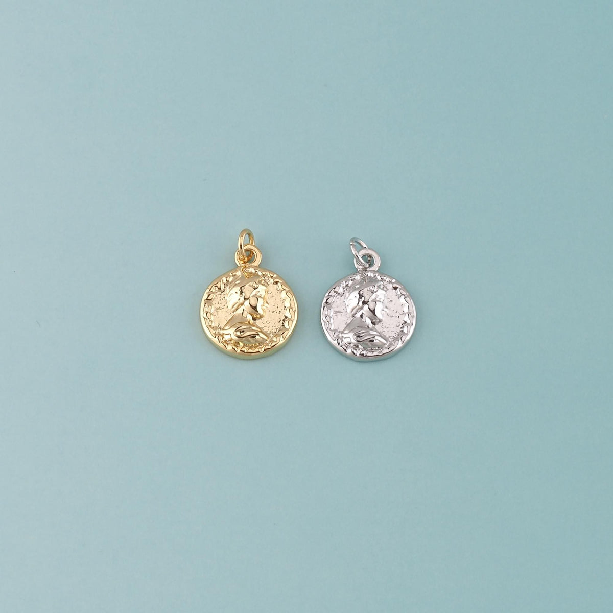 18K Gold Filled Hand Charm Pendant for Jewelry Making