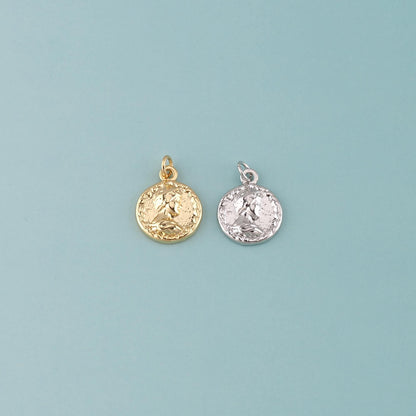 18K Gold Filled Hand Charm Pendant for Jewelry Making