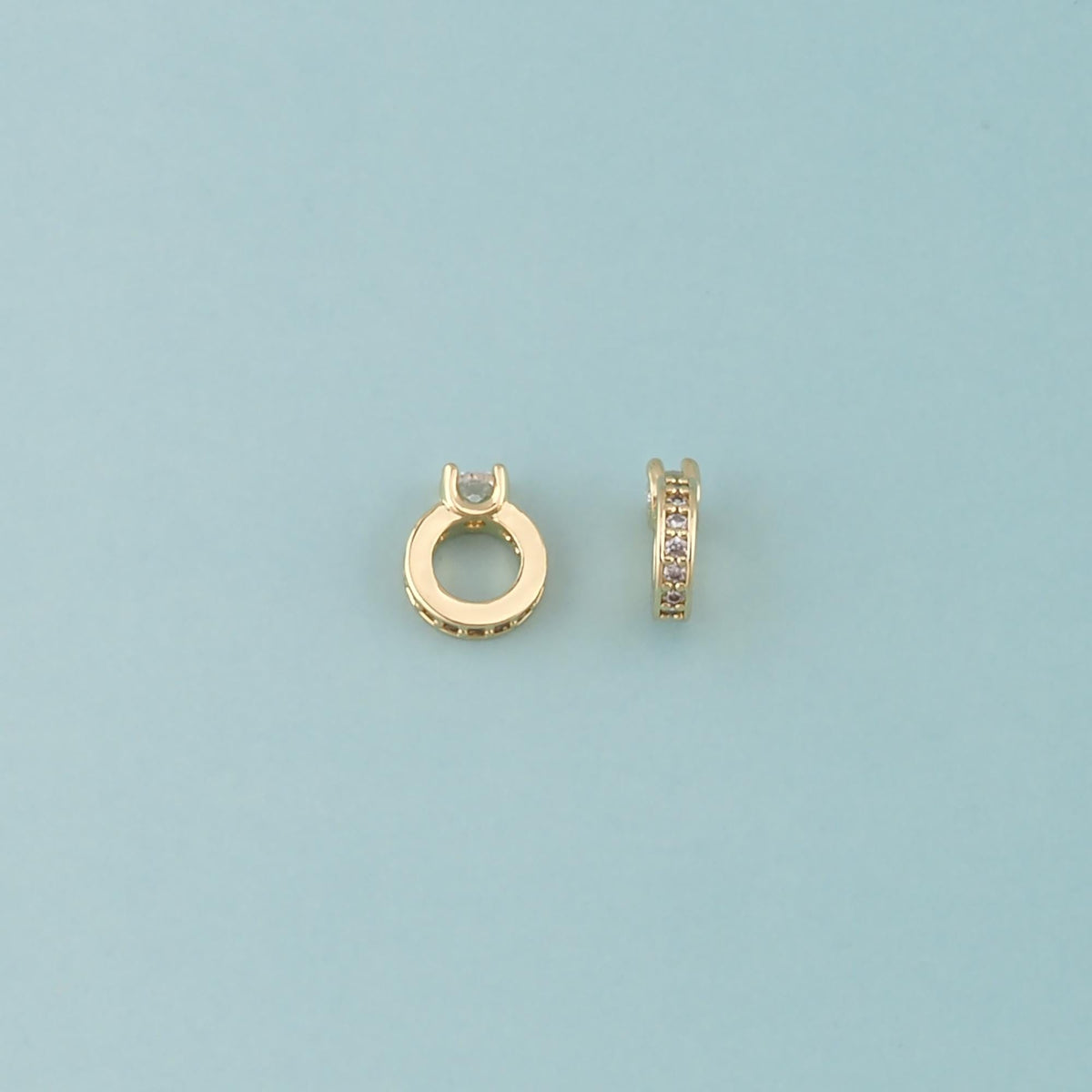 18K Gold Filled Hand Charm Pendant for Jewelry Making