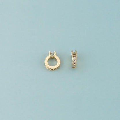 18K Gold Filled Hand Charm Pendant for Jewelry Making