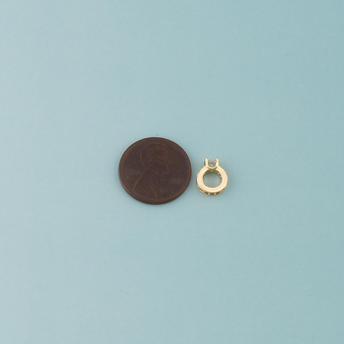 18K Gold Filled Hand Charm Pendant for Jewelry Making