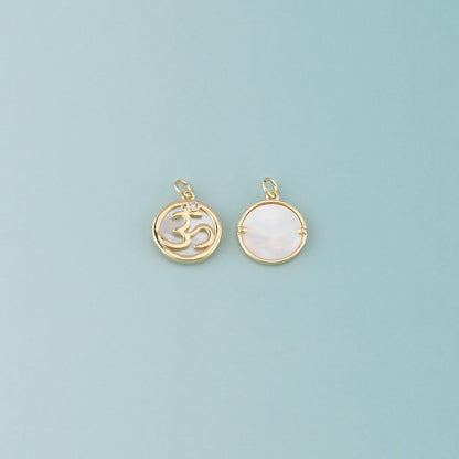 18K Gold Filled Hand Charm Pendant for Jewelry Making