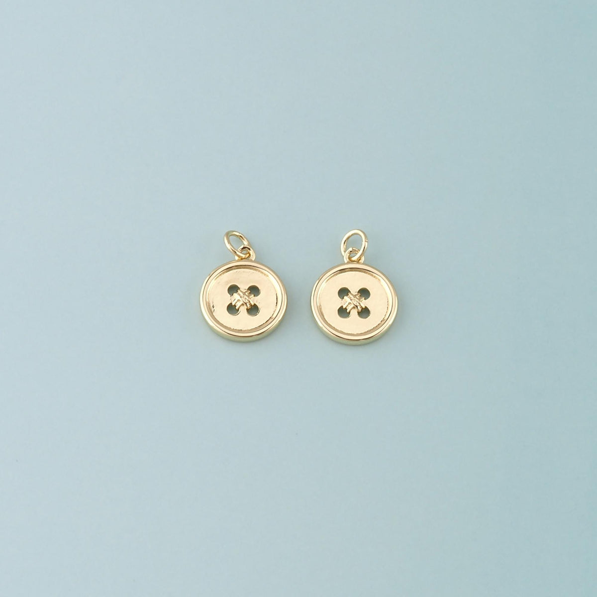18K Gold Filled Charm Pendant for Jewelry Making