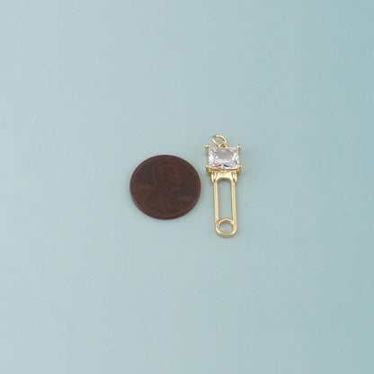 18K Gold Filled Hand Charm Pendant for Jewelry Making