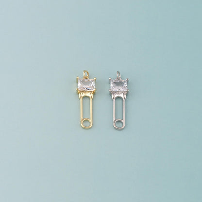 18K Gold Filled Hand Charm Pendant for Jewelry Making