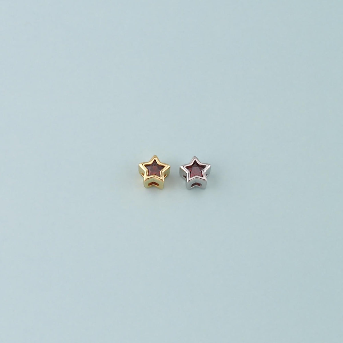 18K Gold Filled Star Spacer Beads for Jewelry Making