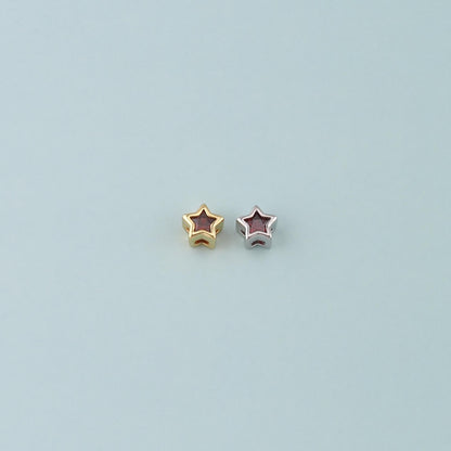 18K Gold Filled Star Spacer Beads for Jewelry Making