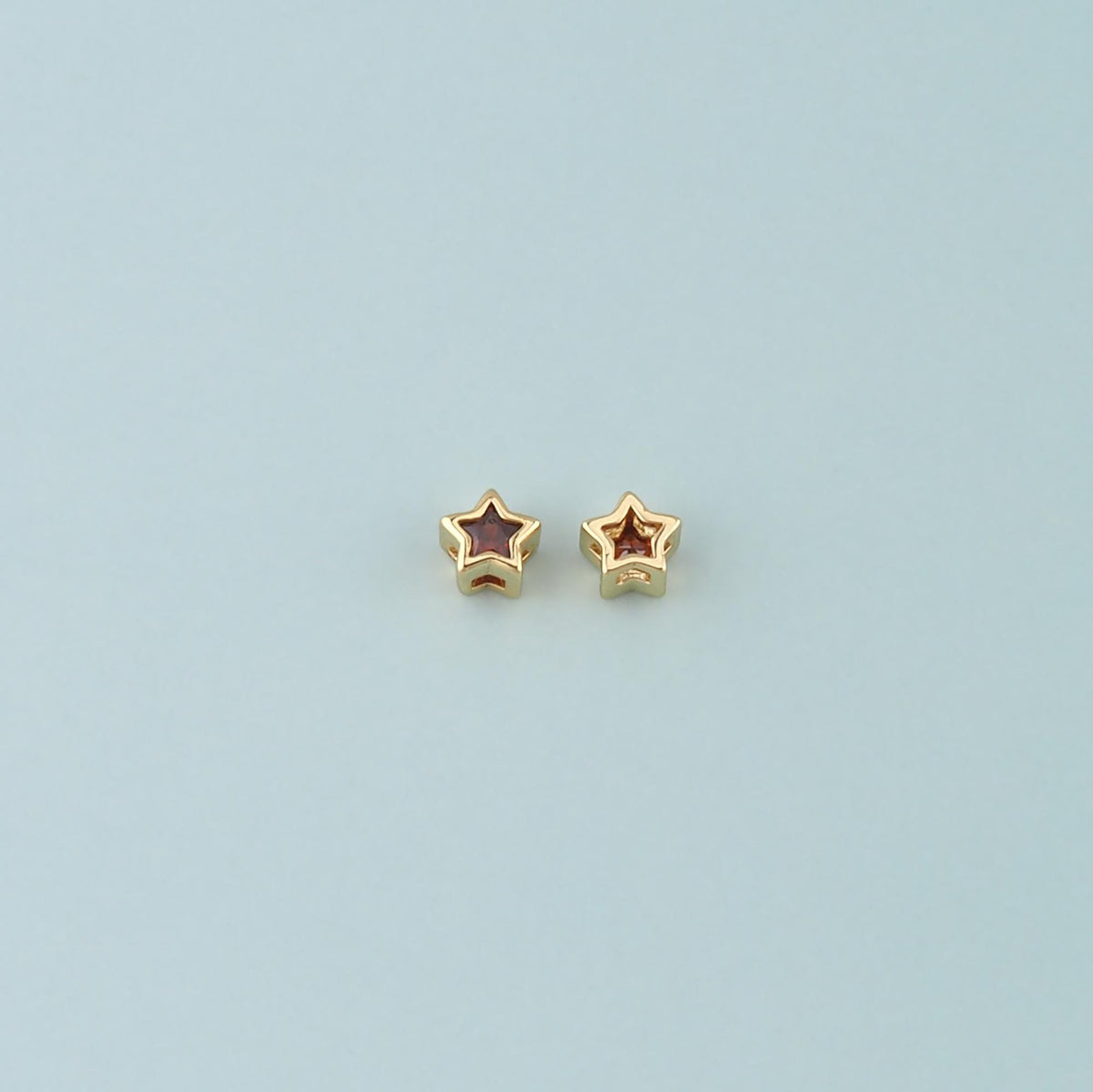 18K Gold Filled Star Spacer Beads for Jewelry Making