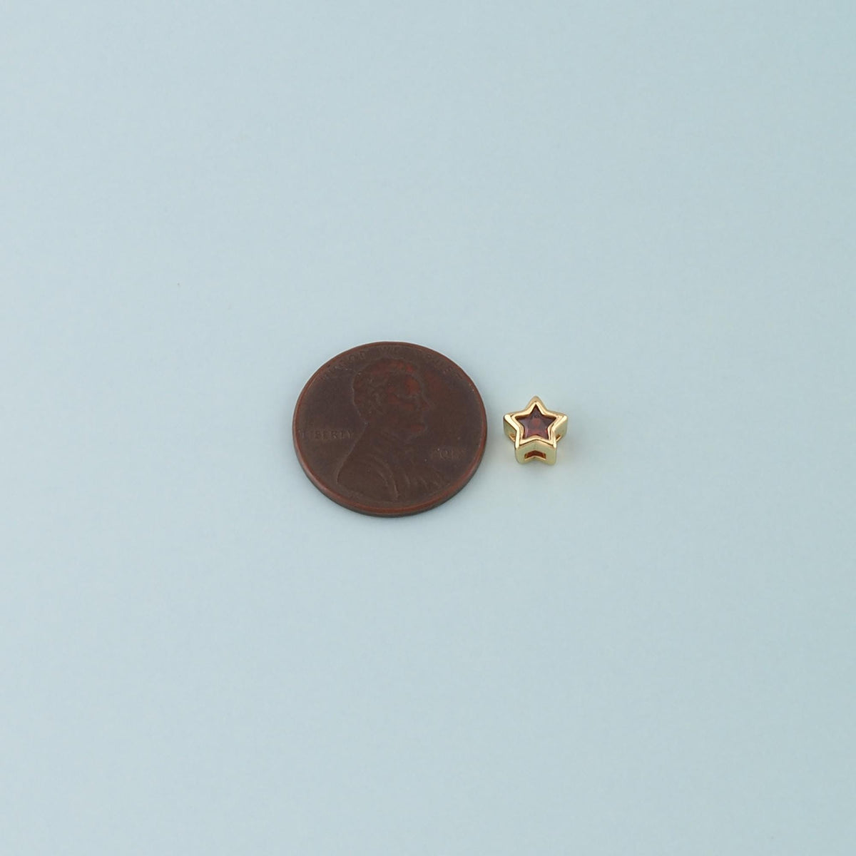 18K Gold Filled Star Spacer Beads for Jewelry Making