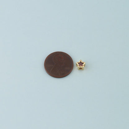 18K Gold Filled Star Spacer Beads for Jewelry Making