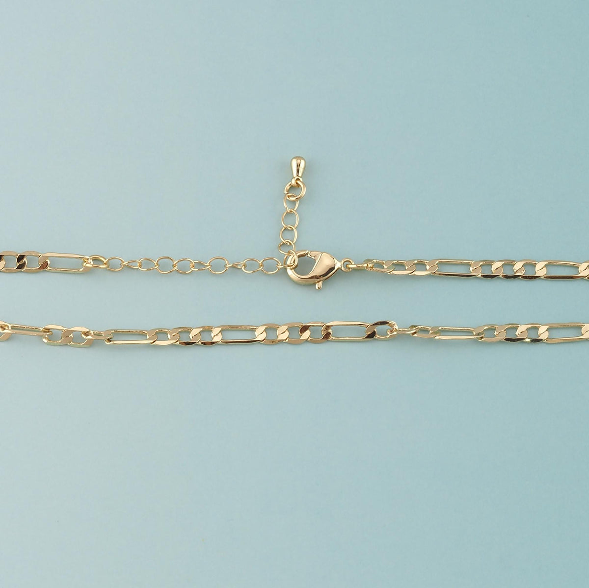 Gold Oval Chain,18K Gold Filled Paper Clip for Necklace Bracelet DIY Jewelry Making Supply